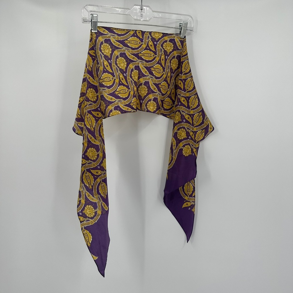 The Met Museum Women Silk Scarf Baroque Regal Equestrian Art Print Japan Vintage